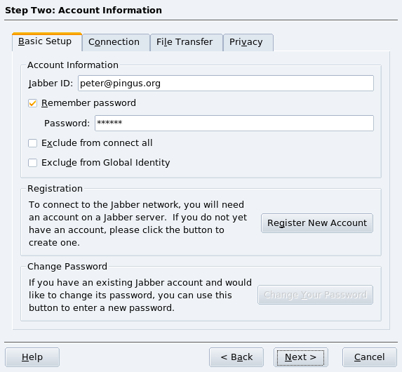 Account Parameters