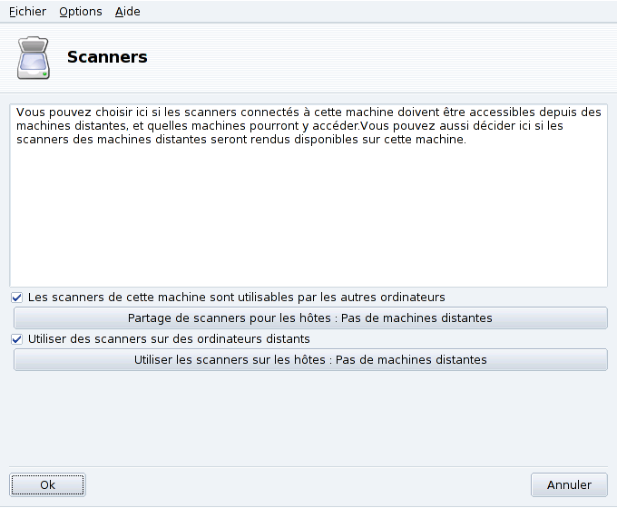 Partage de scanner à l'intérieur d'un LAN