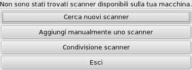 Installazione di uno scanner